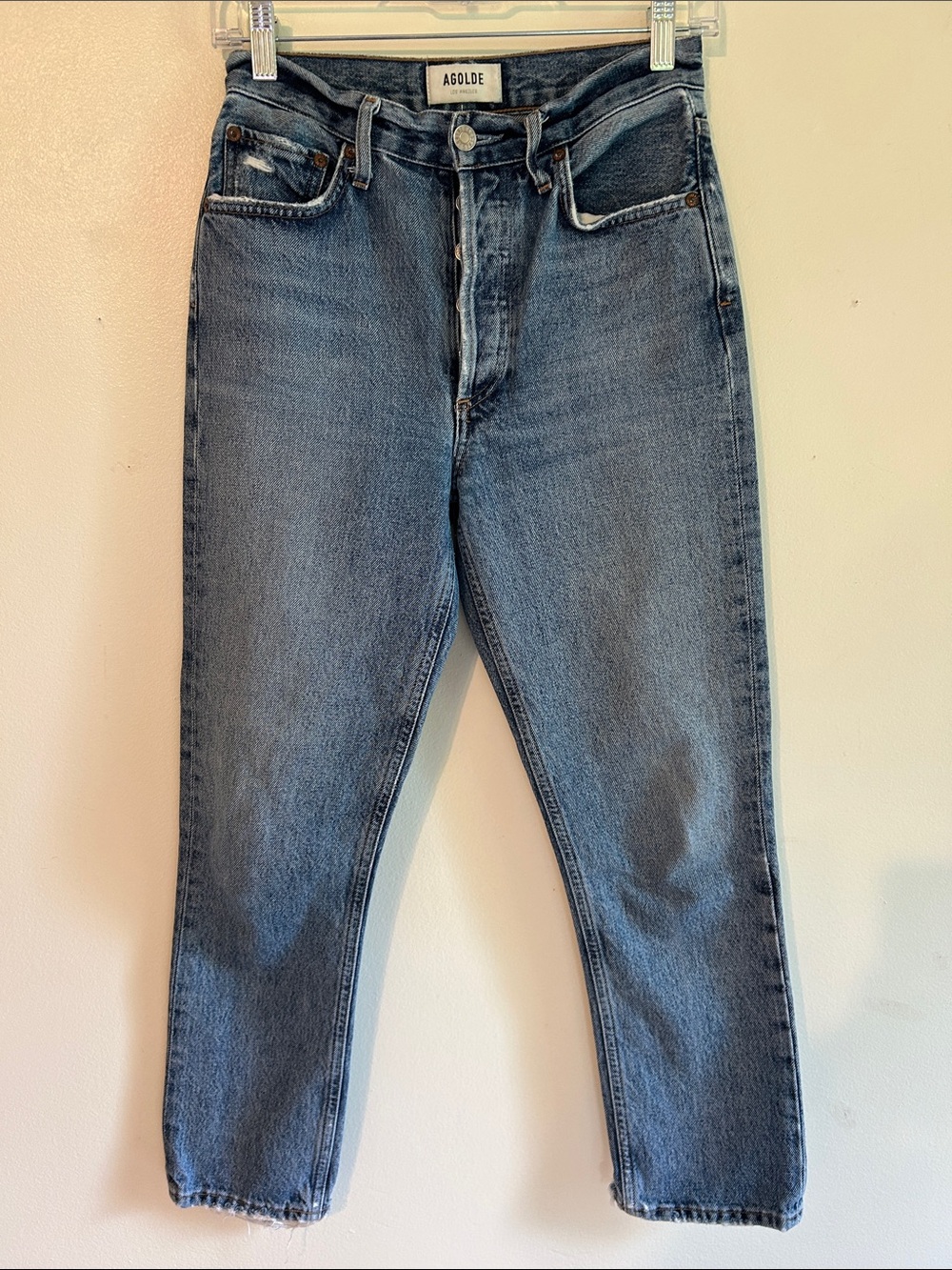 Agolde Riley Straight Jeans Size 24 - Picture 5 of 13
